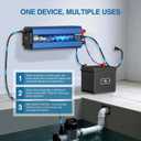 2000W Sump Pump Battery Backup System, UPS Inverter with LCD Screen