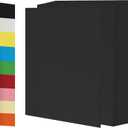 50Sheets 65 lb /180 GSM Black Paper  Premium Heavy-Weight Paper for Crafts, DIY Projects, Scrapbooking, Handmade Cards, Printing, and More  Vibrant Colors