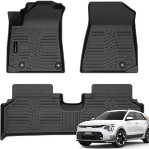 AUXKO Floor Mats for Kia NIRO EV(Not PHEV) 2023 2024 2025 2026 Accessories
All Weather,Full Coverage,3D Laser Fit,High Wall,All Season,Odorless,Anti Slip,Rain&Salt Resistant,TPE,Black,Pet Friendly