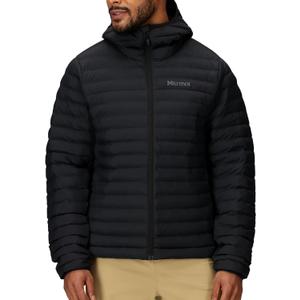MARMOT Men's Echo Featherless Hoody - Hooded Lightweight Down-Alternative Jacket, Black, Small