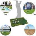 HSM Floating Golf Green - Chipping Green, Fun Pool Golf Game, Outdoor Putting Mats Training Accessories