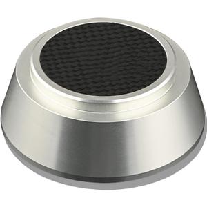 Record Weight Stabilizer Turntable Weight Record Puck Aluminum LP Weight Vinyl Clamp for Record Player Phonograph (Silver)