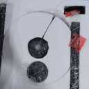 VASAGLE Round Bar Table, 41.3 Inches Tall Cocktail Pub Table with Multi-Colored Lights and Glass Top, Large Steel Base, for Kitchen, Bistro, Parties, Cloud White and Ink Black