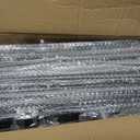 30 Pack Staircases Iron Balusters -1/ 2'' Square Hollow Metal Spindles with Single Basket and Double Twist Design, Includes 30 Flat Shoes & 30 Angle Shoes