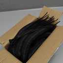 Automotive Wire Loom High Temperature Braided Wire Loom, Split-Sleeve Heat Resistant Wiring Loom Cord Cover for Harness Wires, Self-Wrapping Heavy Duty Sheathing Cable Management Black20ft-3/4inch