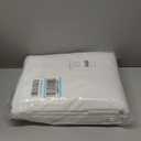 NICETOWN 100% Blackout Curtain Panels, Rod Pocket Window Curtains with Black Liner for Nursery, 84 inches Drop Cold and Full Light Blocking Draperies (White, 2 Pieces, 52 inches Wide Each Panel)