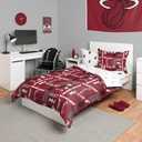 FOCO Unisex-Adult NBA Team Logo Bed in a Bag Comforter, Sheets, Pillow Cases Bedding 5-Piece Set (Tw")