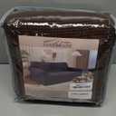 Stretch Couch Cover Washable Sofa Slipcover Furniture Protector with Non Skid Foam and Elastic Bottom for Kids, Dog(XL Large/Chocolate)