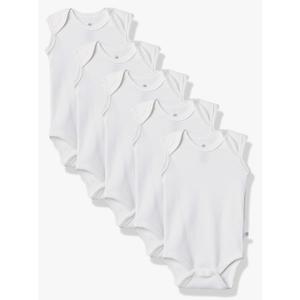 Sleeveless Bodysuits One-piece 100% Organic Cotton for Baby Boys, Girls, Unisex 0-3M 9Pcs Sleeveless Bodysuits One-piece 100% Organic Cotton for Baby Boys, Girls, Unisex 0-3M 9Pcs