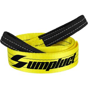 3 inch, 8 Feet Tree Saver, Winch Strap, Tow Straps 30,000 Pound Capacity Recovery Rope,Heavy Duty Towing Ropes with Triple Reinforced Loops Emmergency Off Road 3" x 8ft (Yellow)
