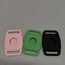 Silicone Case for Tile Mate 2024,Mate 2022 for Dog Collar, Protective Cover Sleeve for tilemate Finder for cat pet Necklace Dropper, Secure tag Holder for Bag (Black, Green, Pink, 3 Pack)