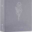 Lanpn Photo Album 4x6 600 Pockets Photos, Linen Cover Large Picture Albums Holds 600 Horizontal and Vertical Photos Grey