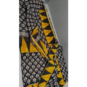 Royal Craft Indian Vintage Kantha Quilt Handmade Throw Reversible Cotton Blankets 1 Quilt Assorted Colors RCKQT0096 RCKQT0096 55X85 Inches