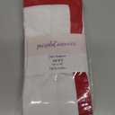 PurpleEssences Red and White Cloth Napkins - 18x18 Set of 6-100% Cotton Elegant Hemstitch Dinner Napkins with 1" Solid Edges, Durable, Washable - Summer Table Décor