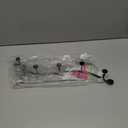 Spectrum Diversified Sweep Wall Hook Rack, 5 Hook Single Rack, Black