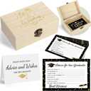 52Pcs Graduation Advice Cards 2026 Graduation Card Box Words of Wisdom for Graduate Grad Party Invitations Advice and Wishes for High School University Grad Decorations Favors College Games Activities