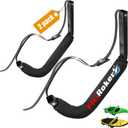 Kayak Wall Mount, Heavy Duty Kayak Wall Hangers with Adjustable Straps and Protective Foam Padding, Garage Wall Storage Rack Kayak, Canoes, SUPs, Surfboards, 125 LBS Capacity