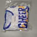 Kids Girls Cheerleader Costumes Halloween Dress Up Role Play Birthday Paty (Blue, L)