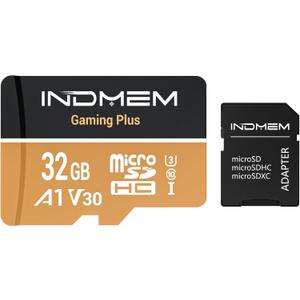 Micro SD Card 32GB High-Speed Performance (90MB/s Read, 25MB/s Write), Compatible with DSLR, Drone, Action Camera & Portable Devices1 microSD Card +1 Adapter