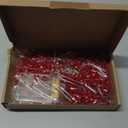 Rossesay Valentine s Day Decor 13ft 40 LED Heart String Lights Valentine s Day Garland with Hearts and Beads Battery Operated Romantic Decoration for Holiday Party Wedding (Red)