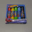 Sunny Days Entertainment Hot Wheels Jumbo Chalk Holders | 5 Chalk Sticks with Holders for Kids | Sidewalk Chalk for Toddlers