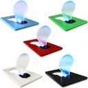 Credit Card Lights, Mini Portable Led Pocket Lamps Light Foldable Wallet Purse Lamps for Christmas Gift Party Favors, 10 pcs Multicolor Card White Color Light
