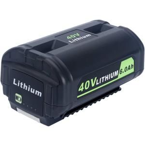 Lasica Replacement for Ryobi 40V 6.0Ah Battery, Compatible with Ryobi 40-Volt Collection Cordless Power Tools RY405010 RY40890VNM OP4040 OP4050A OP40601 OP40201 OP4026 OP4030 OP4060 Lithium Battery