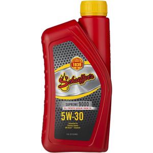 Schaeffer Manufacturing Co. 9003D-012S Supreme 9000 Full Synthetic Gasoline Engine Oil 5W-30, 1-Quart Bottle
