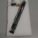 Countertop Paper Towel Holder, Premium Stainless Steel Kitchen Roll Holder with Double Ratchet Mechanism - Decorative for Kitchen, Bathroom, Farmhouse (Matte Black)