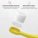 5 x EasyHonor Baby Toothbrush for Age 1-3 Years Old, Extra Soft Toothbrush with 10000 Floss Bristle for Toddler Gum Care. (4Pcs)
