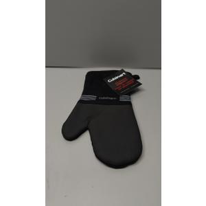 Cuisinart Neoprene Oven Mitt Heat Resistant Oven Glove to Protect Hands and Surfaces with Non-Slip Grip, Hanging Loop-Ideal for Handling Hot Cookware Items, Black
