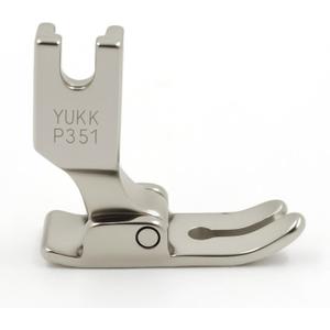 2 x P351 Presser Foot for Computerized Flat Seam Machine and Industrial Flat Seam Machine, Sewing Machine Accessories, for Brother, Singer, JUKI and More Sewing Machine (P351)