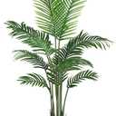 5.2FT Artificial Realistic Large Palm Tree 11 Leaves Faux Palm Potted Plant