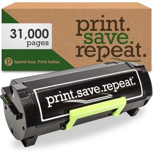 Print.Save.Repeat. Lexmark 66S1X00 Extra High Yield Toner Cartridge for MS631, MS632, MX632 [31,000 Pages]