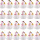Sotiff 48 Pcs Unicorn Rubber Ducks Mini Rainbow Unicorn Ducks Bulk Small Duckies Toys for Girls Boys Birthday Gifts Pool Party Favors