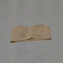 ANGOOL Strapless Bras for Women Wirefree Non-Slip Tube Top Invisible Bralette Seamless Padded Bandeau Bra (Small, Beige)