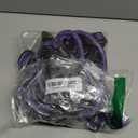 IVY&LANE No Pull Dog Harness for Medium Dogs, Dog Vest Harness with Leash, Safety Belt and Storage Strap, Fully Adjustable Harness, 360 Reflective Strip, Soft Handle (Purple, M)