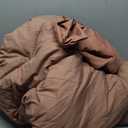 Monbix California King Comforter Set - 7 Pieces Cationic Dyeing Terracotta Bed in a Bag Cal King Bed Sets with Comforter, Sheets, Pillowcases & Shams, Reversible Bedding Comforters Sets (108 * 92)