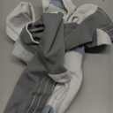 FITRELL 2 Pairs Compression Socks for Women and Men 20-30mmHg-Circulation Support Socks (Large-X-Large, White+Grey)