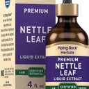 Piping Rock Nettle Leaf Extract Liquid | 4 Fl Oz | Herbal Botanical Tincture | Alcohol Free Drops | Urtica Dioica | Non GMO, Gluten Free Supplement