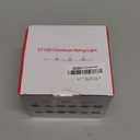 SUNSGNE 25 Feet Multicolor Christmas Lights, C7 LED Outdoor Vintage Christmas Lights with 27 LED Clear Colored Bulbs(2 Spare) for Patio Porch Roofline Decorations- Green Wire