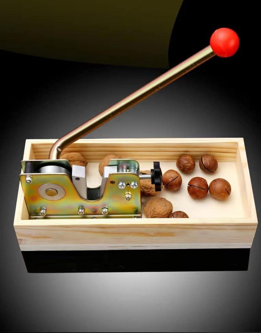 Manual Nutcracker Nut Tongs Heavy Duty Nut Cracker Macadamia Pecan Walnuts Nut Cracker Opener Tool Peeling Machine for Hazelnuts Almonds Chestnuts