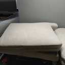 Love Seat Cushions Beige 19.5x33x3" 