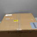 Black Crystal Chandelier 23.62'' K9 Crystal Round Pendant Lights Adjustable 5-Tier Large Modern Crystal Chandelier for Dining Room Living Room Kitchen Island Bedroom Foyer Entryway (24" Flat)