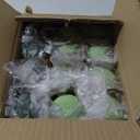 24 Pcs Vintage Neutral Lime Green Moss Christmas Tree Ornaments 2.36 Inch Matte Christmas Ball Ornaments Plastic Xmas Ball Decor Rustic Xmas Tree Hanging Decor for Holiday Supplies