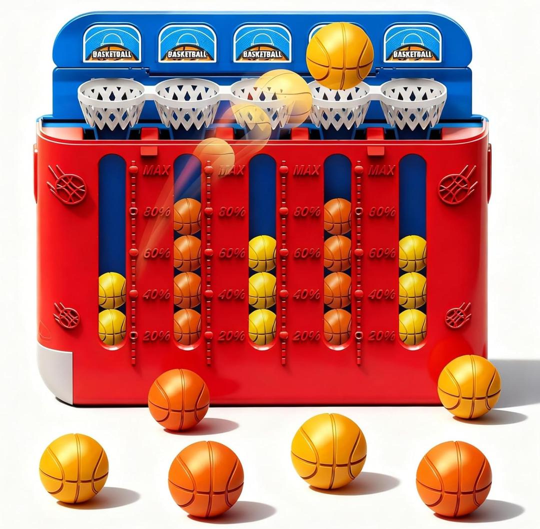 Mini Tabletop Basketball Games for Kids and Adults, Desktop Shooting Games, Portable Handbag-Style Desk Toys for Office for Adults,Gifts for Basketball Lovers
