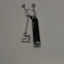 Maestri House Rechargeable Milk Frother with Stepless Speed Control, LunaFro Max Handheld Electric Foam Maker Waterproof Drink Mixer Foamer with Stand & Detachable Whisks for Lattes, Cappuccino (Black)