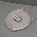 MECCANIXITY TPE U-Shape Edge Banding Self Adhesive Flexible Veneer Edging Trim 5/8 Inch x 20ft Furniture Edge Protector for Shelf Cabinet Table Repair Restoration (White)