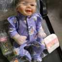 SCOM Realistic Reborn Baby Dolls, 20 Inch Real Baby Feeling Realistic-Newborn Dolls Adorable Smiling Real Life Baby Dolls with Gift Box for Kids Age 3