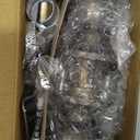 Copper Creek BK2030AB Ball Door Knob, Privacy Function, 1 Pack, in Antique Brass